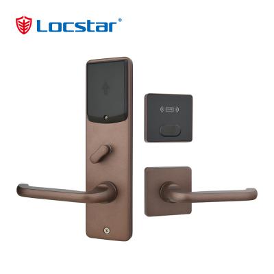 Security ANSI Mortise Split Intelligent Electronic Keyless Entry Smart Rfid Hotel Card Lock-LOCSTAR
