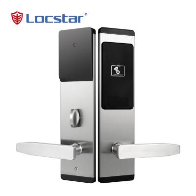 Electronic Handle High Cost-Performance Security Electric Hardware Digital Hotel Locking Rfid Smart Card Door Lock-LOCSTAR
