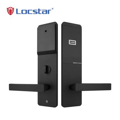 High Quality Management Hotel Lock System With Free Software Master Electric Smart Rf Rfid Key Security Card Door Hotel Lock-LOCSTAR
