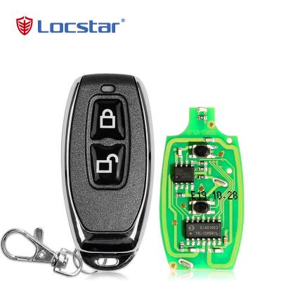 Locstar Hot Sale electronic Auto Gate Opener Remote Control 2 button keyfob Mini Wireless Remote Control Door Lock Switch-LOCSTAR

