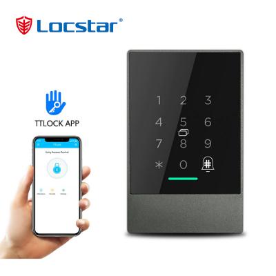 Locstar New Version Waterproof Wifi Keyless Access Control System Electronic Digital Smart Lock TTlock Card Reader With Doorbell-LOCSTAR
